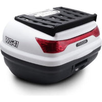 WOGEN Wg41 Basic 41 Litre Motorsiklet Arka Çantası Beyaz Renk - Sırt Dayamasız Basic Model -