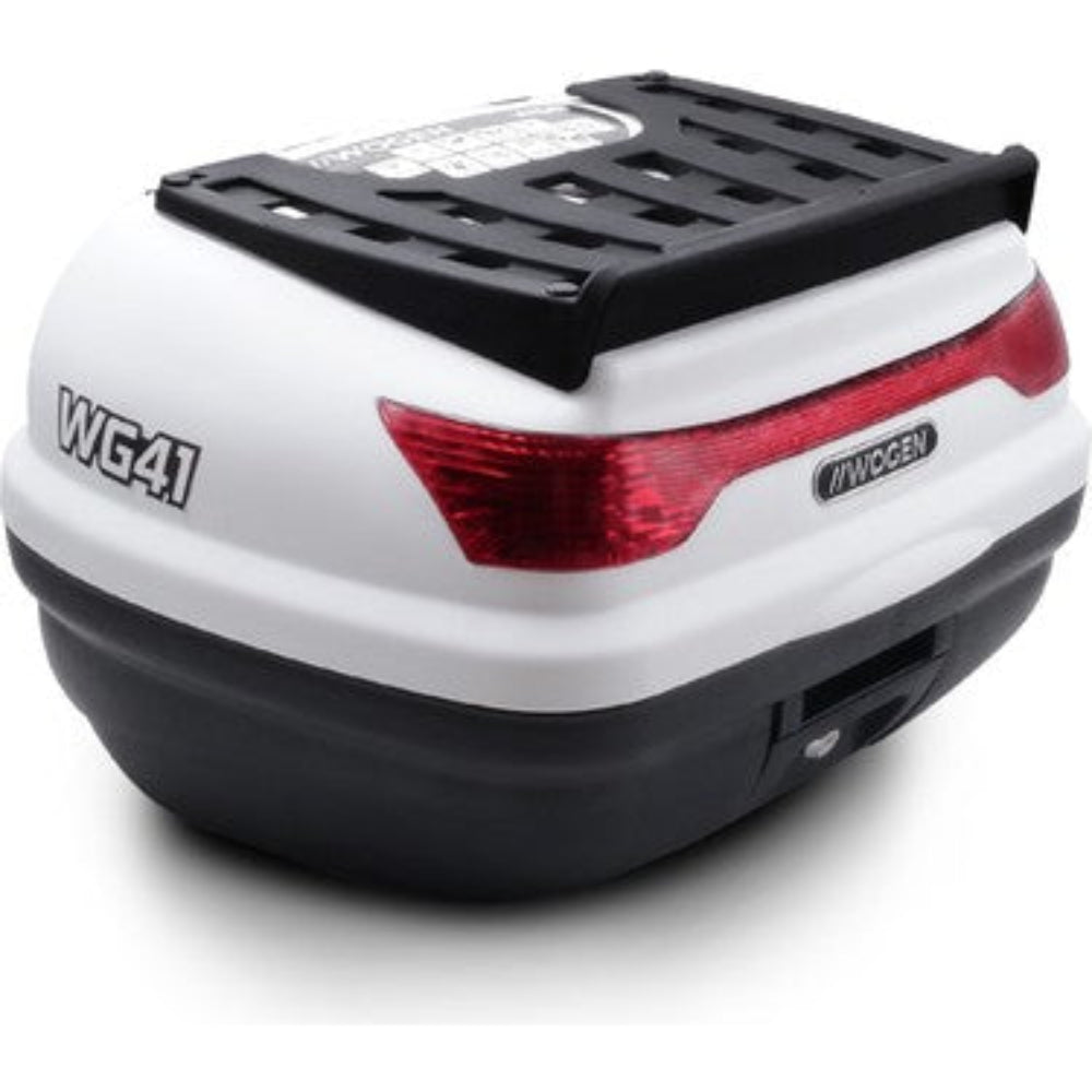 WOGEN Wg41 Basic 41 Litre Motorsiklet Arka Çantası Beyaz Renk - Sırt Dayamasız Basic Model -