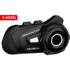 Knmaster KN6100 PRO Motosiklet  İnterkom Bluetooth Intercom Kulaklık Seti