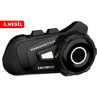 Knmaster KN6100 PRO Motosiklet  İnterkom Bluetooth Intercom Kulaklık Seti