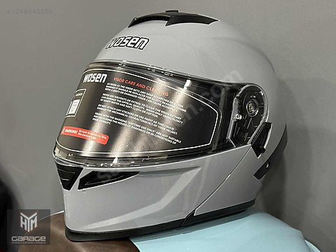 WOSEN NANDO GRİ WS-202 ÇENE AÇILIR KASK