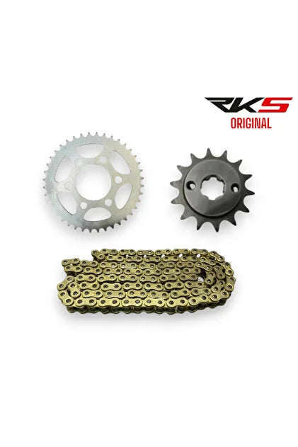RKS SRK 125 S O-RİNGLİ Zincir ve ORIJINAL Ön Arka Dişli Set