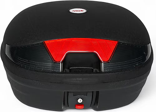 Arwic Motorsiklet Arka Çanta 46LT Siyah Su Geçirmez ve Kolay Kurulum Özellikli