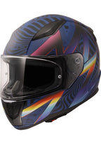 LS2 Rapıd 2 Optık Mat Mavi-Mor Kask