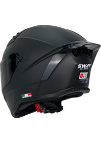 Sway Sw 869 Matt Black Full Face - Standart