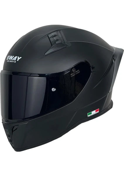 Sway Sw 869 Matt Black Full Face - Standart