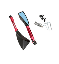 (KIRMIZI) UNİVERSAL SPOR AYNA TK CNC(RİZOMA)